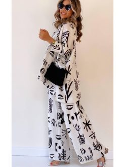 Bat Shirt Linen Suit