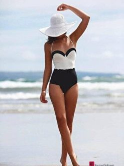Black and White Stylish Swimwear