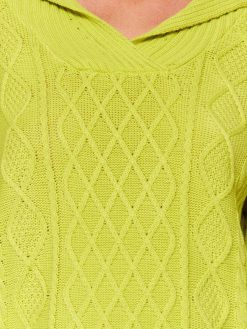 Green Polo Neck Sweater