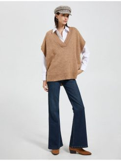 Navy Blue Knitwear Vest