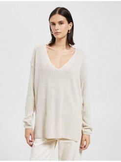 Oversize Sweater V Neck