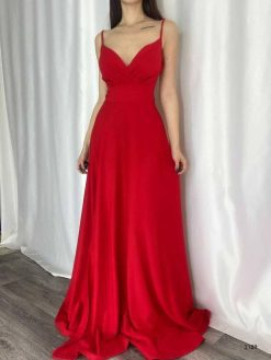 Red Long Prom Dress
