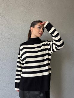 Stone Striped Knitwear Sweater (Copy)
