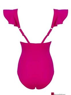 V-Neck Belt Swimsuit