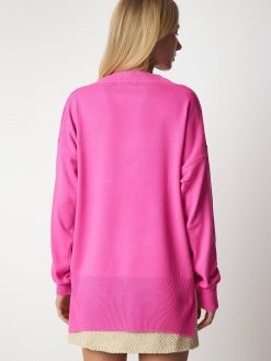 V Neck Oversize Knitwear Sweater