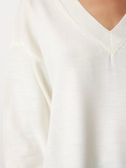 V Neck Oversize Knitwear Sweater