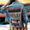 Vintage Embroidery Denim Jacket